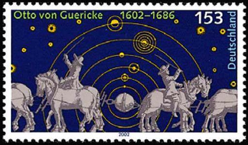 馬德堡半球?qū)嶒?yàn)郵票 馬德堡半球?qū)嶒?yàn)郵票